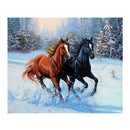 5D Diamond Painting Full Drill Kits Rhinestone Picture Art Decor-30x20cm-Horse