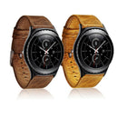 22Mm Leather Adjustable Smart Bracelet Wrist Strap Watch Band Replacement foD2L1