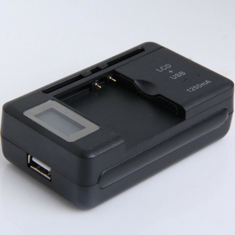 Universal LCD USB Charging Dock US Plug Battery Charger for Cell Phones