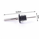 4x Liquor Spirit Pourer Free Flow Wine Bottle Pour Spout-Stopper Stainless S Gw