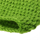 Newborn Baby Girls Crochet Knit Costume Frog Prince Photography Prop Outfits wZ