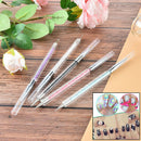 2 in 1 nail art rhinestone bead gem picker point pen nail art liner brush too Gw