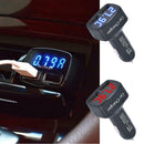 4In1 Dual USB Digital LED Display Car Charger Adapter Voltage DC 5V Tester New