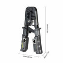 2 in 1 Multitool Wire Crimp Crimping Tool Testing Pliers Wire Stripper RJ11