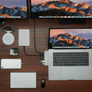 6 in 1 Type C USB C Hub 4K 30HZ Adapter Dongle USB 3.0 Port for MacBook Pro US