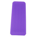 Salon Hair Straightener Heat-resistant Safety Mat Storage Pouch Purple