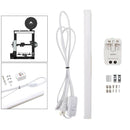 LED Tube Night Light Kit with Switch Cable + Socket for CR-10 CR10S CR-1 can be
