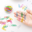 50PCS Colorful Metal Paperclips Binder Clips Office Stationery Binding Supplies