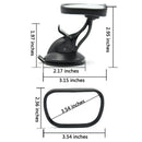 Clear Baby Mirror Back Car Seat Cover Infant Child Toddler Rearward Safety View-