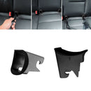 2x Universal Black ABS Car Baby Seat ISOFIX Latch Belt Connector Guide Groove