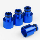 8 Pieces Aluminum Fuel Injector Adapters For  Acura RDX