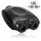 Cable Optical Digital Audio Splitter 2 Way Adapter Fiber Optic Converter T3H5