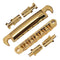 Electric Guitar Roller Saddle Tailpiece & 6R Tuner for Les Paul EPI Tune Or
