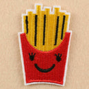 Set of 10Pcs Embroidery Pizza Chips Sew Iron on Patch Badge Bag Applique T4D5