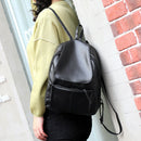 Fashion Women Waterproof PU Leather Backpack Girls Leisure School Backpack