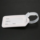 Luggage Tag Plastic Luggage Tag White