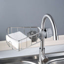 Kitchen Sink Faucet Sponge/Soap Storage Organizer Cloth Drain Rack Holder Shelf