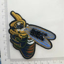 Handmade Bees Beaded Patches Sew On Sequin Patch For Clothing Beading Appli O5D2