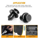 150 Pcs Push-Type Bumper Fasteners Rivet Clips-2 Sizes Universal Auto Clips T9W2
