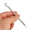 Stainless Steel Cuticle Pusher Remover Finger Dead Skin Push Nail Manicure Tool