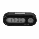 2PCS 2 in 1 Car Digital Time Clock Large LED Backlight Screen Electronic T HTA