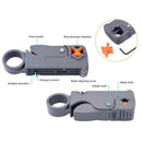 Compression Tool Kit Rg59 Rg6 Coax Crimping Tool Double Blades Coaxial Cabl