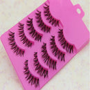 5 Pairs Fashion Natural False Eyelashes Handmade Soft Long Makeup Eyelashes Z-1