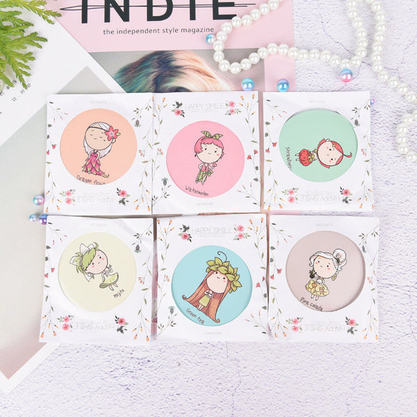 1x Lady Girl Cute Mini Makeup Cosmetic Portable Pocket Mirror Random Color Kw