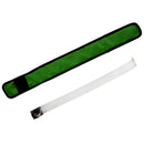 Nylon Fabric LED Wristband Lighting Slap Wrap Armband, Green