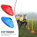 10pcs Football Soccer Agility Training Disc Cones Markers with Storage Bag
