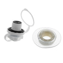 Inflatable Air Valve Caps with Base Twist Lock Dinghy Kayak Pool Raft White