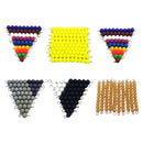 Montessori Teaching Material - 20Pcs 10 Beads Bars with 4 Set of 1-9 Beads Bar,