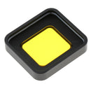 Waterproof UV CPL Lens Filter for Gopro Photography Camera -Yellow