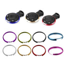 2 Pieces Alumnium Smart Key Fob Ring Trim Cover Protector for Mini Cooper R55