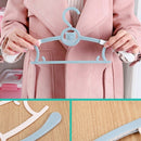 28.5Cm PP Children'S Hangers Home Multi-Function Hangers Telescopic Baby Ha