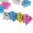 50pcs Molar Shaped Rubber Erasers for Dentist