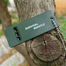 2x Outdoor Survival Whistle Plastic Super Loud Emergency Whistle for Camp H H1Y6