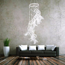 Large White Dream Catcher With Feathers Beads Car Home Room Decoration Ornament