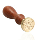 Sealing Wax Classic Initial Wax Seal Stamp Alphabet Letter A Retro Wood