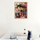 5D DIY Full Drill Diamond Painting Charming Women Cross Stitch Embroidery