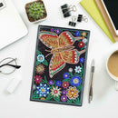 DIY Butterfly Special Shaped Diamond Painting 50 Pages Sketchbook Notebook