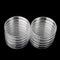 Clear Plastic Petri Dishes with Lids, Sterile, 90mm