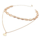 Alloy Shell Choker Collar Seashell Pendant Choker Necklace For Women Girls  P6N6