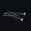 20PCS Clear Crystal Rhinestone Diamante Wedding Bridal Prom Hair Pins Hairpin Gw