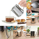 Stainless Steel Frothing Pitcher Latte Espresso Art Milk Coffee Tea Jug Fo FPD