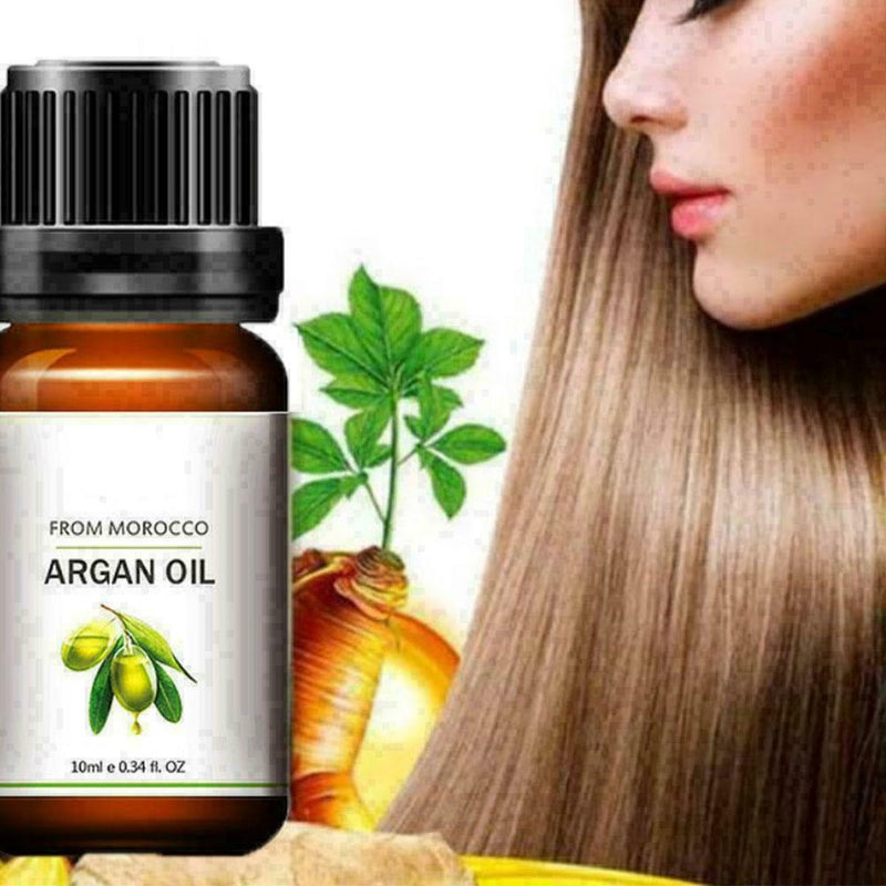 New Virgin Green argan oil Hair Care 100% Natural Hair Serum Treatment~ D8V U6O9