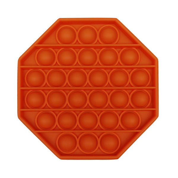 Autism Push Bubble Sensory Toys Relief Stress Squeeze Toys (Orange)