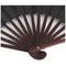 Folding Blank Hand Fan Calligraphy Writing Dancing Fan for Men's 33cm - Bla D3U1