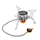 Ultralight Portable Outdoor Backpacking Camping Stove with Piezo Ignition for