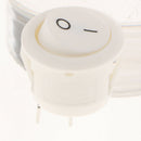 24 x 20mm Car Round Green LED Light Rocker Toggle Switch 6A/125V Board Sales